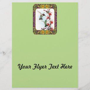 Colibris e flores #5
