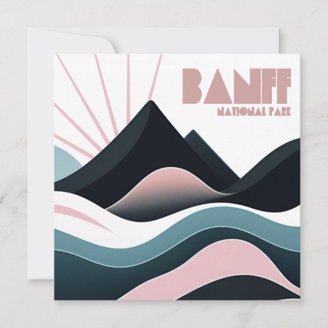 Colinas coloridas do Banff National Park (Frente)