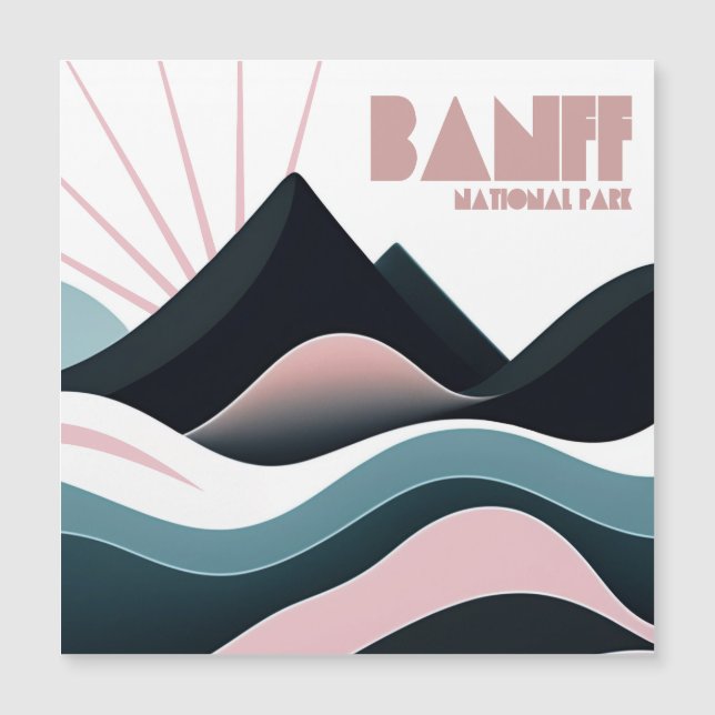 Colinas coloridas do Banff National Park (Frente)