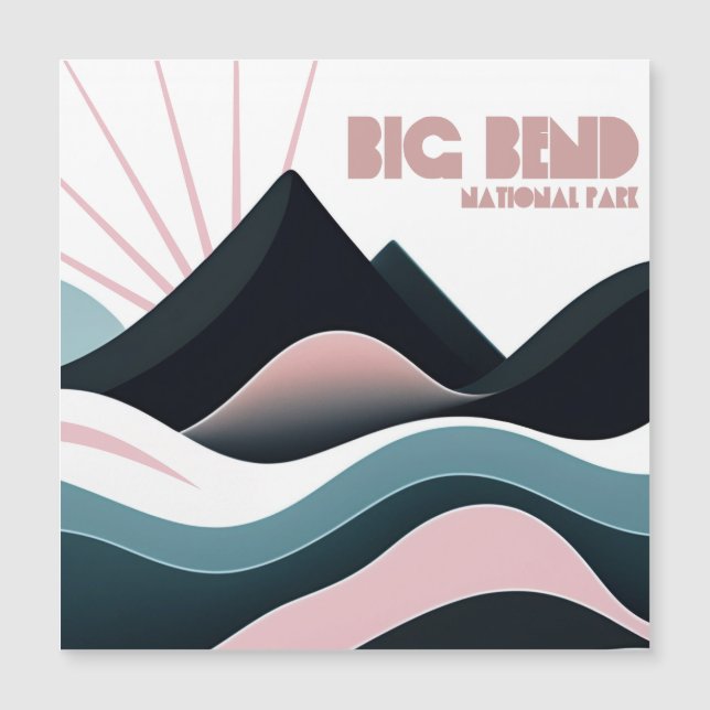 Colinas Coloridas do Parque Nacional Big Bend (Frente)