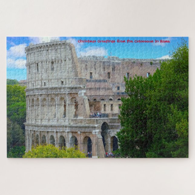 Coliseu Roma. Quebra-cabeça (Horizontal)