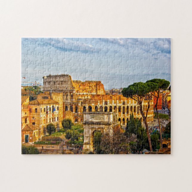 Coliseu Roma. Quebra-cabeça (Horizontal)