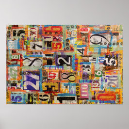 Collage Art Poster ou Decoupage Paper