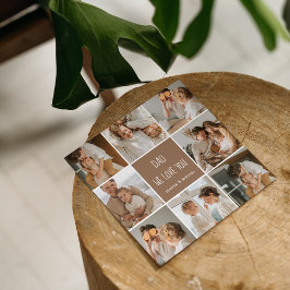 Collage Photo Pai We Love You Happy Dia de os pais