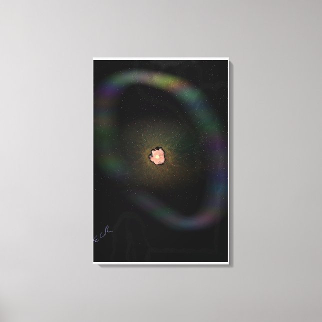 Collapsing Supernova, Expanding Shell Canvas Print (Frente)