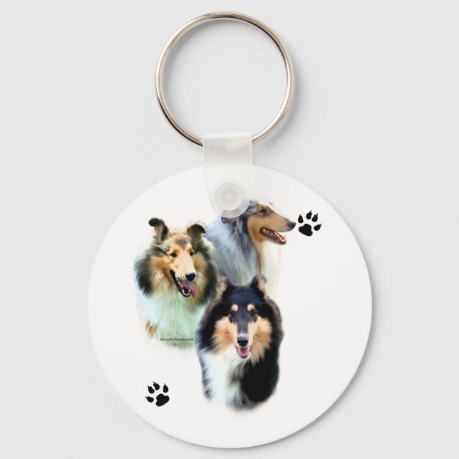 Collie Trio - Chaveiro (Frente)