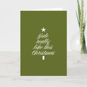 Colocação de Cartão Presente DIY Natal "Yule" Cart