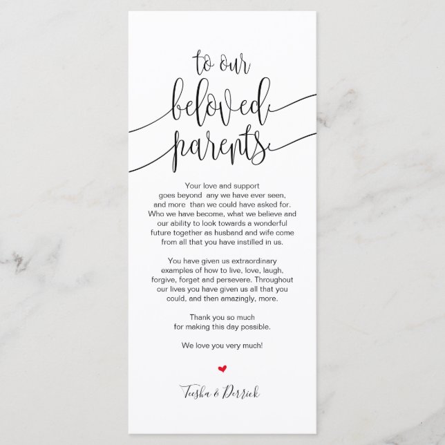 Colocar Cartões de agradecimentos de Configuração  (Frente)