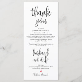 Colocar Cartões de agradecimentos de Configuração