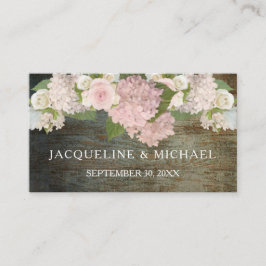 Colocar Cartões Rendas Rústicas em Casca de Madeir