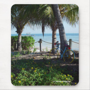 Coloful bicicleta e Ocean Mousepad