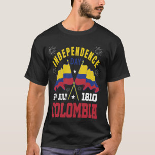 Colômbia - Camisa do Dia da Independência Bandeira