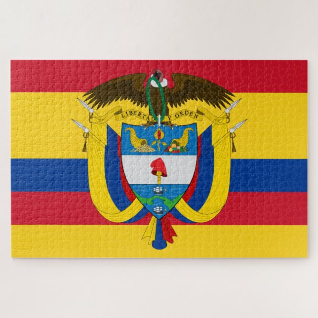colombia emblem jigsee quebra-cabeça (Horizontal)