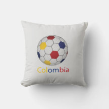 Colômbia Futebol Almofada de Lançamento