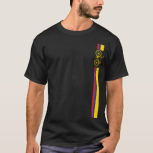 Colombiana Camisa de Círculo Colômbia Bandeira Bic