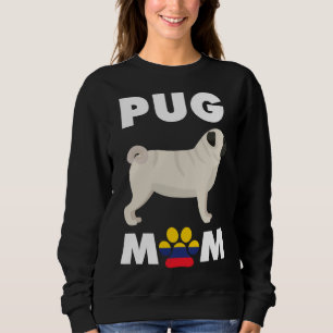 Colombiana Pug Mãe Camisa Essencial 1013