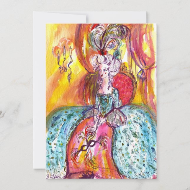 COLOMBINA / BAILE DE MÁSCARAS DE MARDI GRAS (Frente)