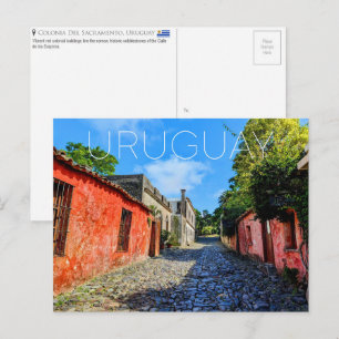 Colonia del Sacramento, cartão postal de viagem do