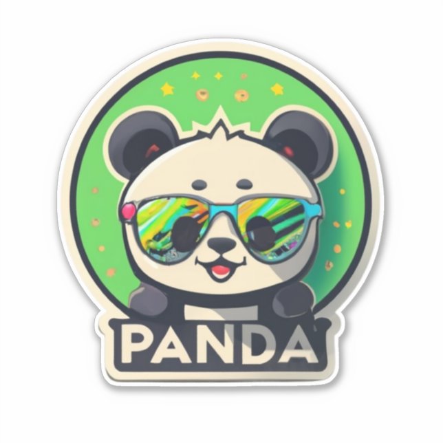 Coloque a Galeria de Conjuntos de Adesivos Pandas (Frente)