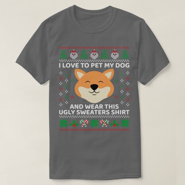 Coloque Meu Cachorro E Vista Suéteres Feios (Frente do Design)
