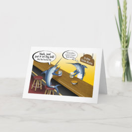 Coloque no meu cartão de saudação Bill Billfish