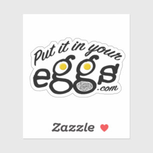 Coloque-o no adesivo de vinilo cortado pelos ovos