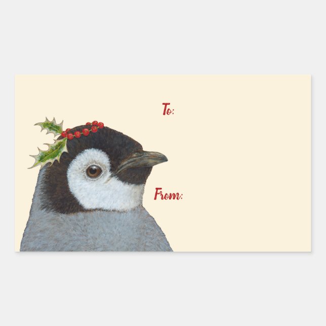 Coloque o pinguim de/para os adesivos (Frente)