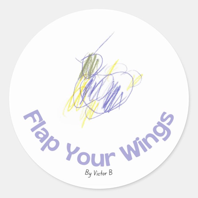 Coloque seu adesivo Inspiracional Wings (Frente)