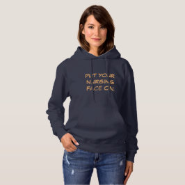 Coloque Seu Rosto de Enfermagem Hoodies Moletons E