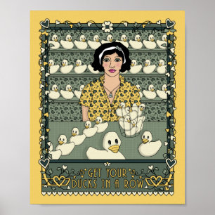 Coloque Seus Patos Em Um Poster Row_C_8x10