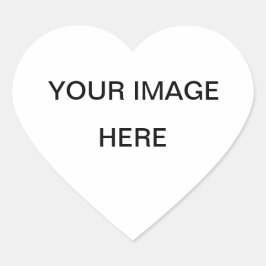 Coloque Sua Imagem Aqui Adesivo de Coração