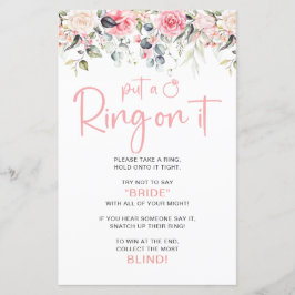 Coloque Um Anel No Jogo Do Chá de panela