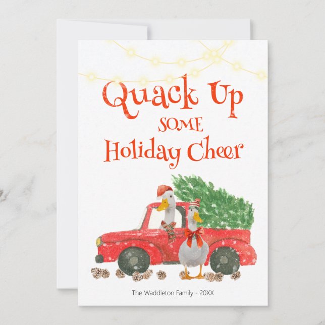 Coloque Um Pato Feriado Cheio (Frente)