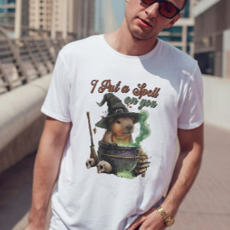 Coloquei um desenho na camiseta da Capybara Hallow