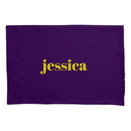 Color block minimalist custom name 