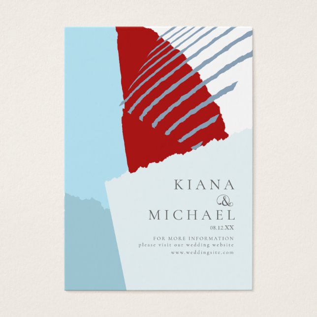 Color Block Wedding Website Winter ID740 (Frente)