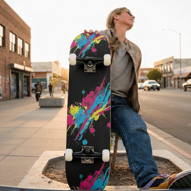 Color Splash Professional Skateboard (Criador carregado)