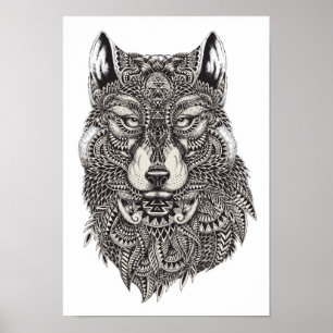 Colora-o lobo do poster