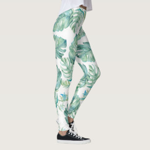 Coloração aquática tropical Molereca Yoga Leggings