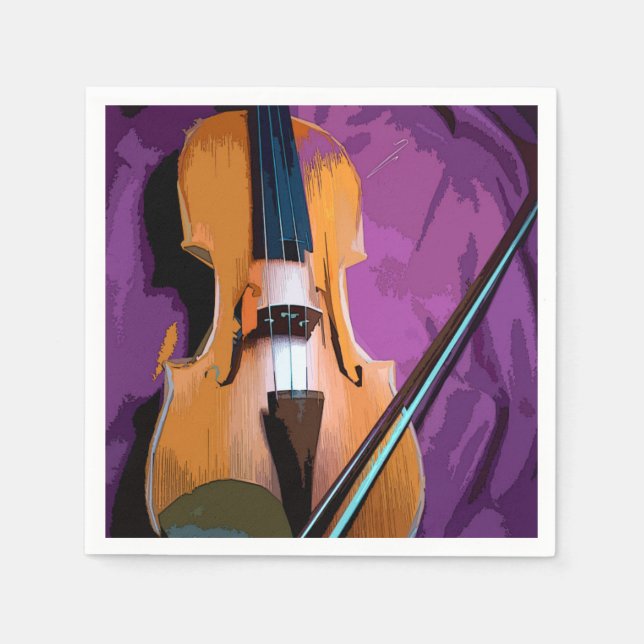 Coloração de guardanapos - Viola (Frente)