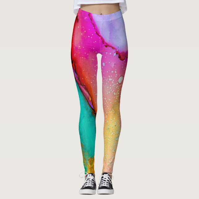 Coloração de Leggings de Mashup (Frente)