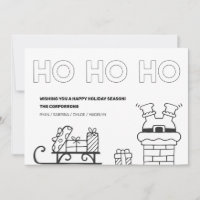 Coloração de Natal 2 Cartões com fotos