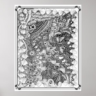 Coloração de Poster "Etapas da Arte"