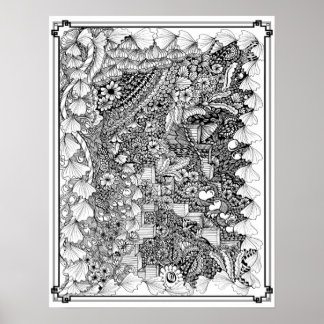 Coloração de Poster "Etapas da Arte"