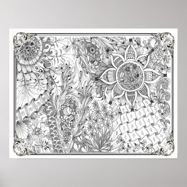 Coloração de Poster "Ladybug, Ladybug" (Frente)