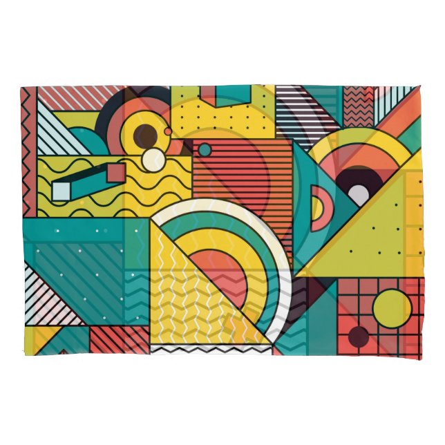 Coloração geométrica: padrão abstrato. (Frente)
