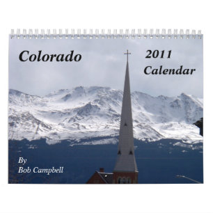 Colorado 2011 calendários cénicos
