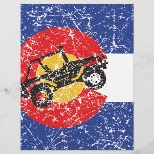 Colorado Flag 4 Wheeler (Frente)