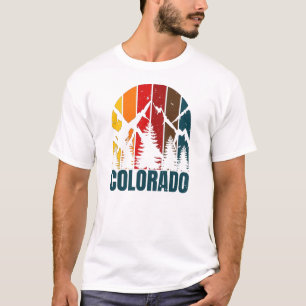 Colorado Mountain Retro Vintage T-Shirt