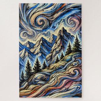 Colorado Mountainside 1000 Piece Quebra-cabeça